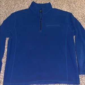LL Bean Blue Quarter Zip Up